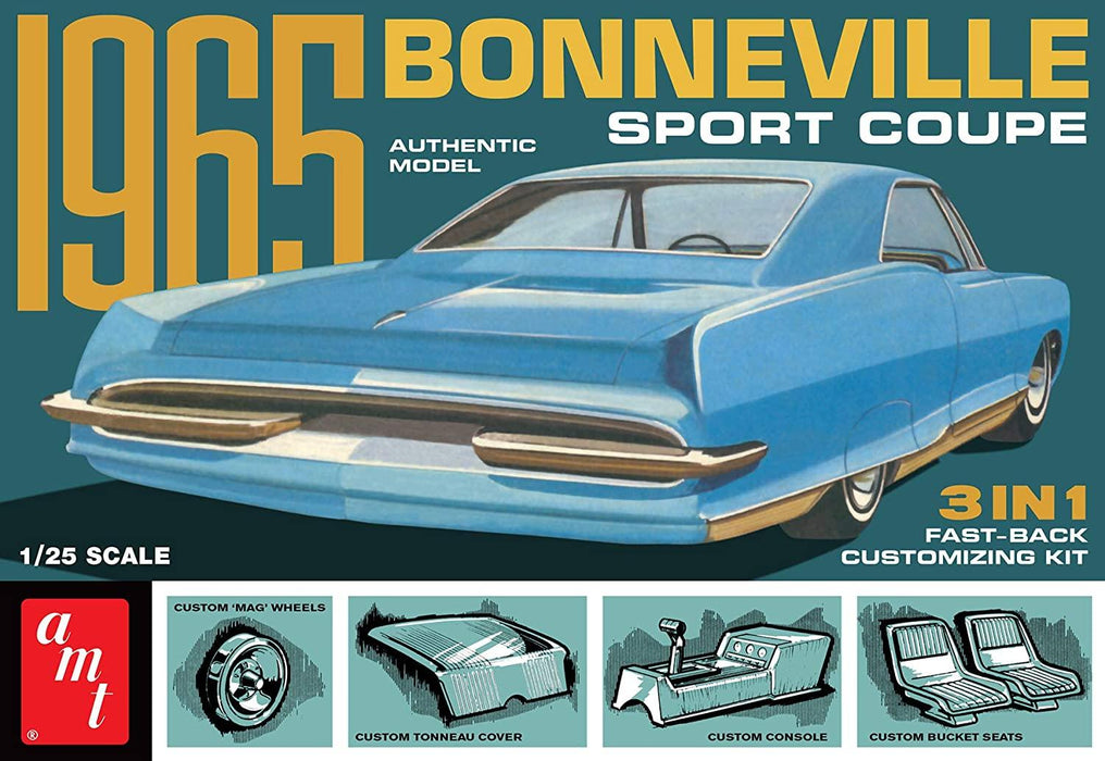 1965 Bonneville Sport Coupe 1:25 Scale Model Kit