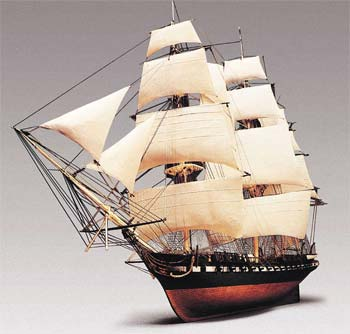 1/96 USS Constitution Plastic Modekl Kit