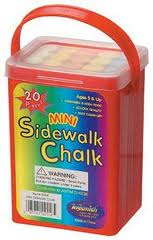 20pc mini sidewalk chalk