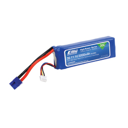 2200mAh 3S 11.1V 30C LiPo, 13A Battery