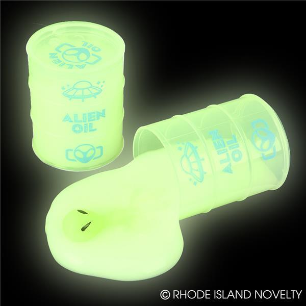 2.25" ALIEN GLOW IN DARK OIL SLIME