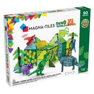 22850 Magna-Tiles Dino World XL 50 Piece Set