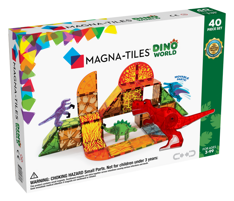 22850 Magna-Tiles Dino World XL 50 Piece Set