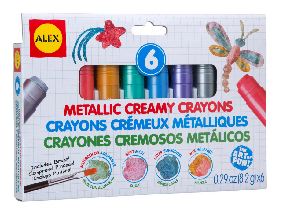 246M Metallic Creamy Crayons
