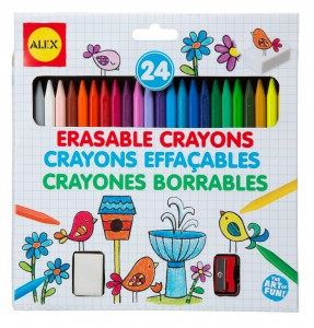 24 Crayons Washable