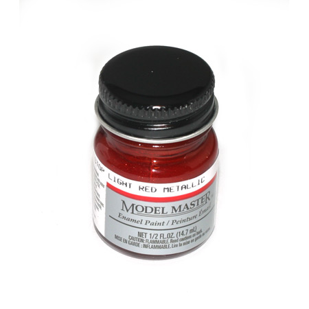 2724 Model Master Stop Light Red Metallic 1/2 oz