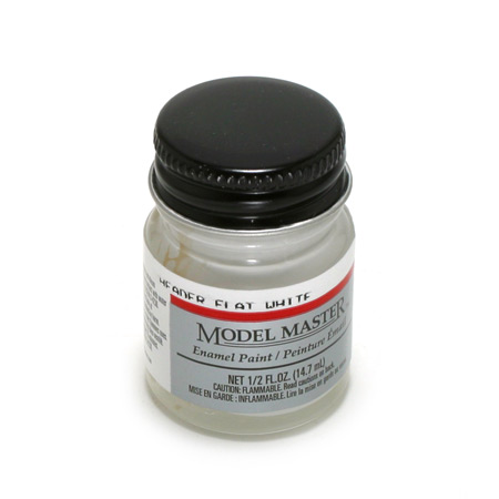 2725 Model Master Header Flat White 1/2 oz
