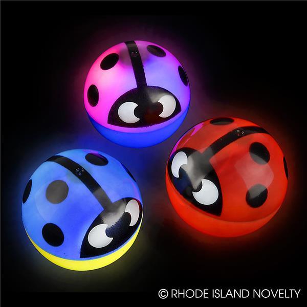 2.75” Light up Lady Bug Ball