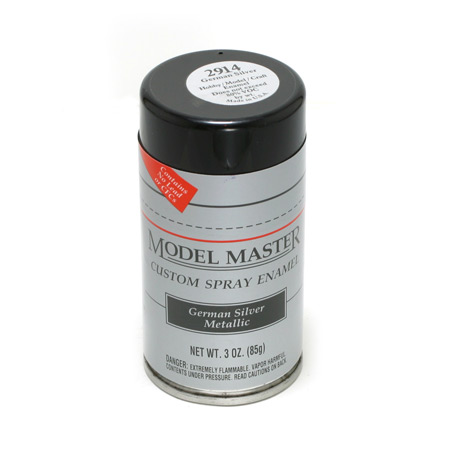 2914 Model Master Spray German Silver Metallic 3 oz