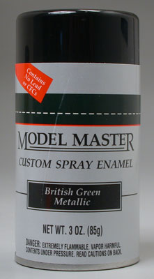 2916 Model Master Spray British Green Metallic 3 oz