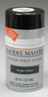 2943 Model Master Spray Bright White 3 oz