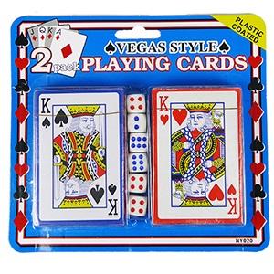 2PK Vegas Playing Cards & Dice
