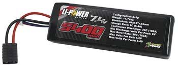 2S 2P 7.4V 5400mAh 20C Car Univ Plug