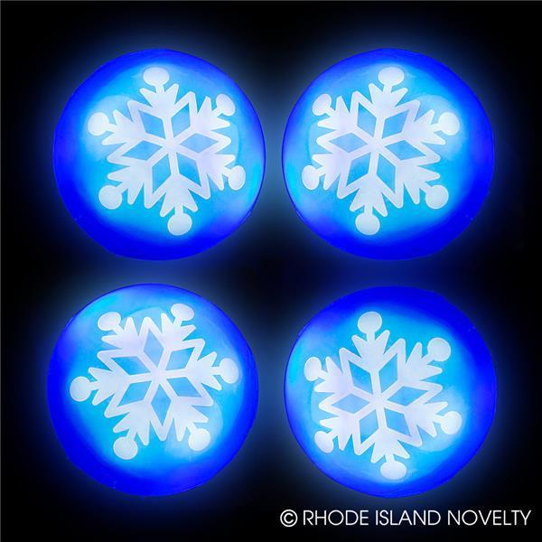 2” Flashing Snowflake Ball
