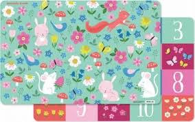 2 Sided Placemat Backyard Friends