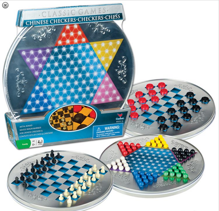 3-in-1 Chinese Checkers/Checkers/Chess
