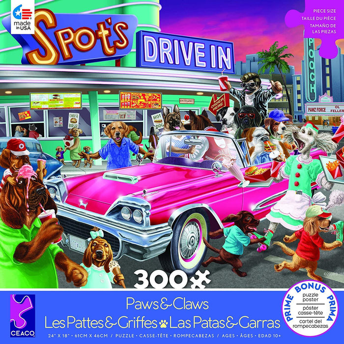 300pc Paws and Claws: Drive In
