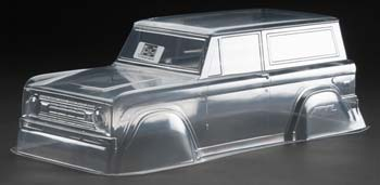 3393-00 '73 Ford Bronco Clear Body T/E-Maxx 3.3