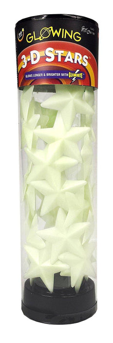 3D Glow in the Dark Stars in a Tube