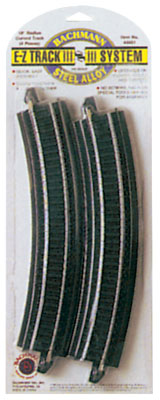 44401 18" Rad Curve E-Z Track (4) HO