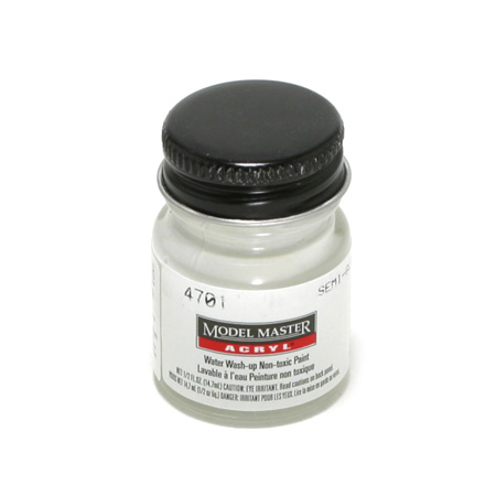 4701 Model Master Semi-Gloss White FS27875 1/2 oz
