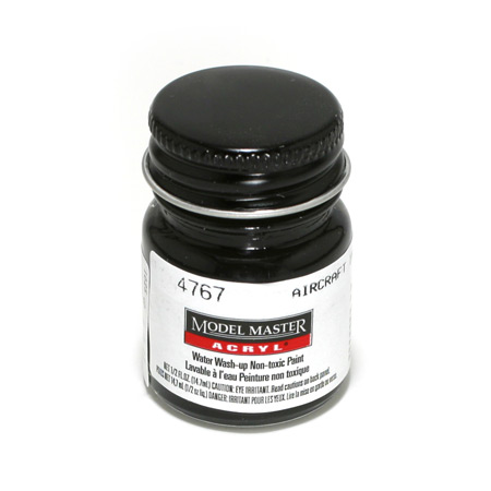 4767 Model Master Aircraft Interior Black FS37031 1/2oz