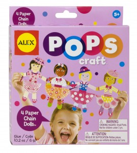 4 Paper Chain Dolls by Alex
