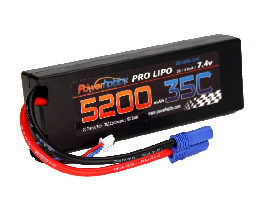 5200mah 7.4v 2S 35c Lipo Battery