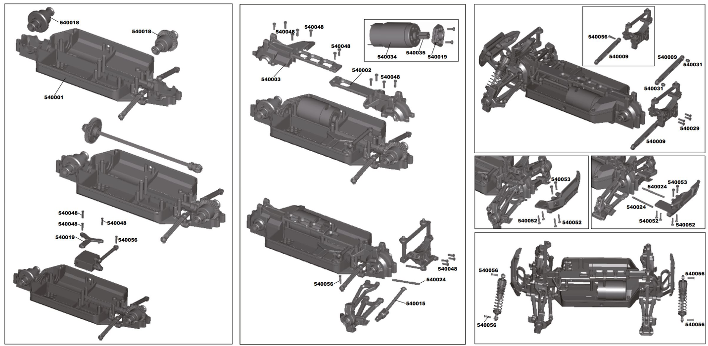 Maverick Rx Exploded View Maverick Blackzon Slyder Parts Exploded View (540101) — Adventure ...