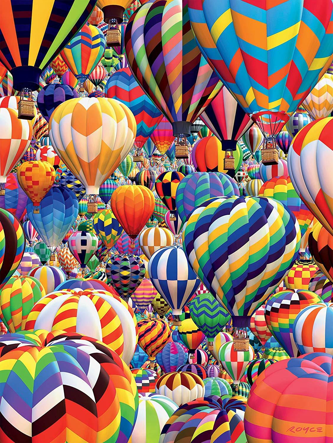 550pc Colors Hot Air Balloons — Adventure Hobbies & Toys