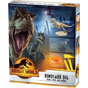 556001 Jurassic World: Dominion Dinosaurs Dig – Blue, T-Rex, and Amber