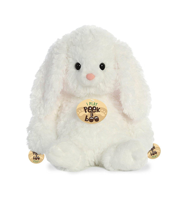 5" Peek A Boo Bunny White