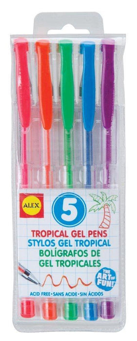 5 Tropical Gel Pens