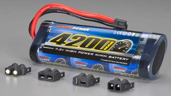 6-Cell 7.2V 4200mAh NiMH Flat Battery