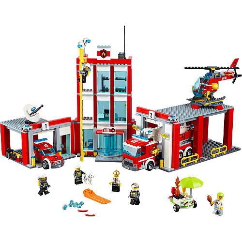 60110 CITY  Fire Station Play Set