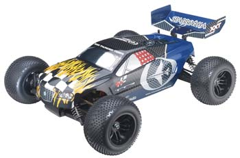 6541-F081 1/10 S Hawk XXT RTR ST BL 4WD 2.4G Blu/Blk