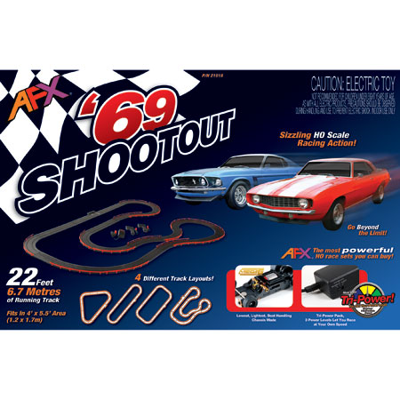 '69 Shootout Ford vs Chevy 22' HO Slot Set