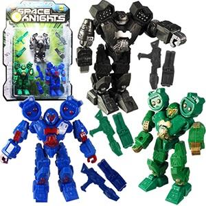 6PC Space Knight Robot