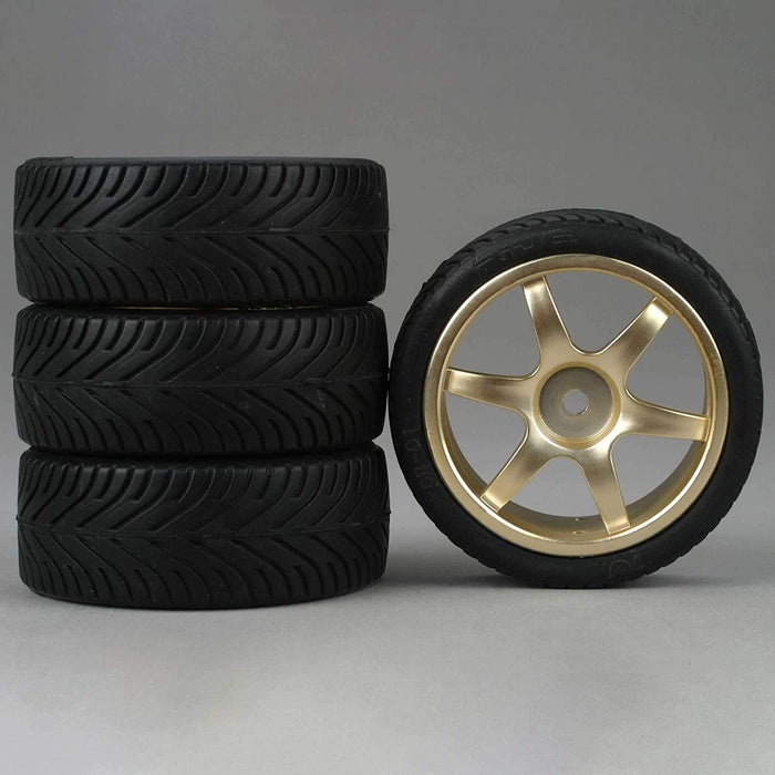6 Spoke Gold Wheel Radial