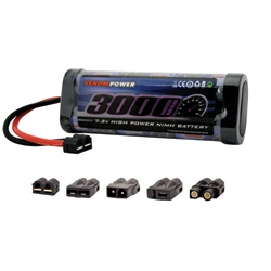 7-C 8.4V 3000mah NiMH Hump Battery W/ Uni Plug