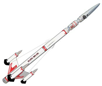 7229 Dark Silver Rocket Level 4 by Estes