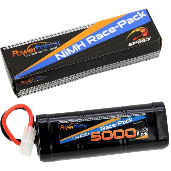 7.2v 6cell 5000 Nimh Flat-Tamiya Plug