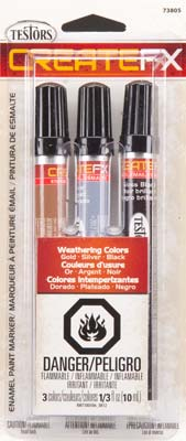 73805 FX Markers Gold-Silver-Black