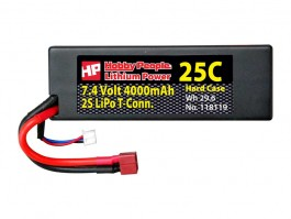 7.4v 25C Hard Case LiPo Battery with Dean