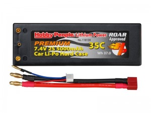 7.4v 5000mah 35C Hard Lipo Batery