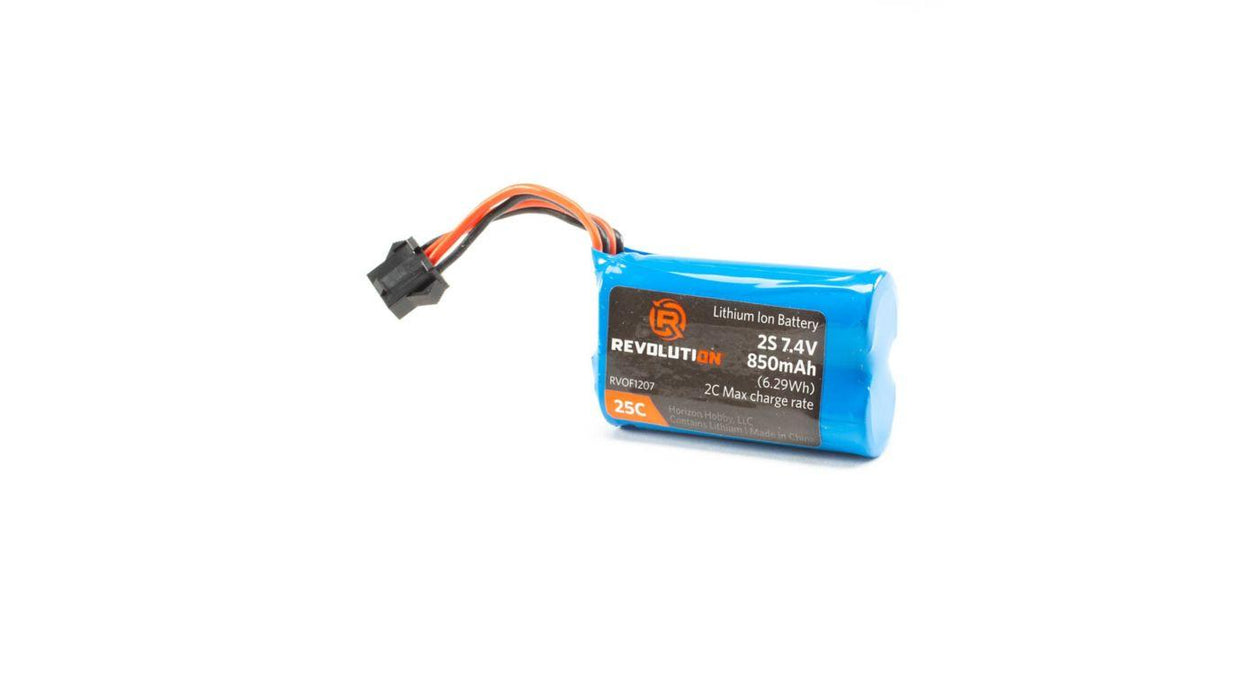 7.4v 850mAh Li-ion battery ASPX