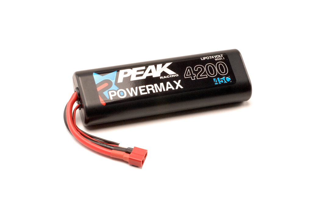 7.4v Power Max Sport 4200mah 45c LIPO Battery with Deans
