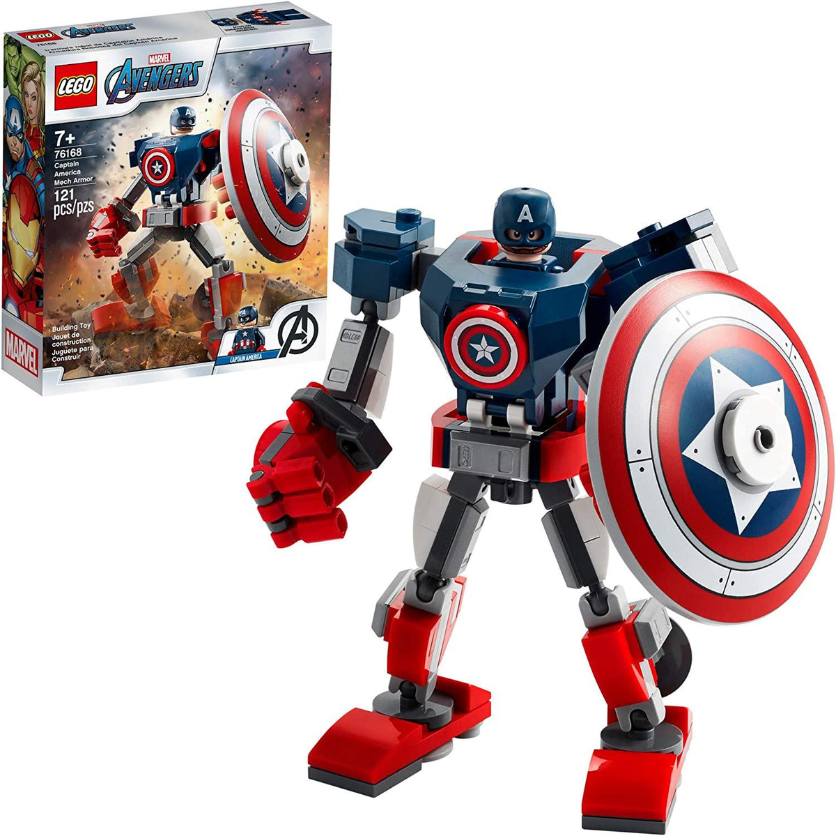 76168 Captain America Mech Armor — Adventure Hobbies & Toys