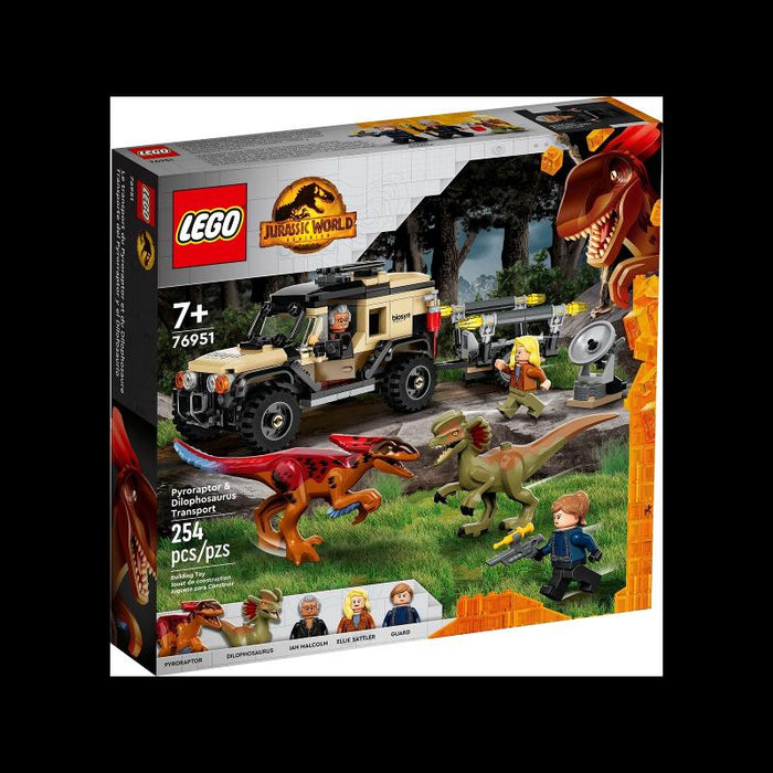 76951 Pyroraptor & Dilophosaurus Transport