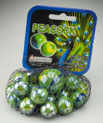 77757 Peacock Marbles